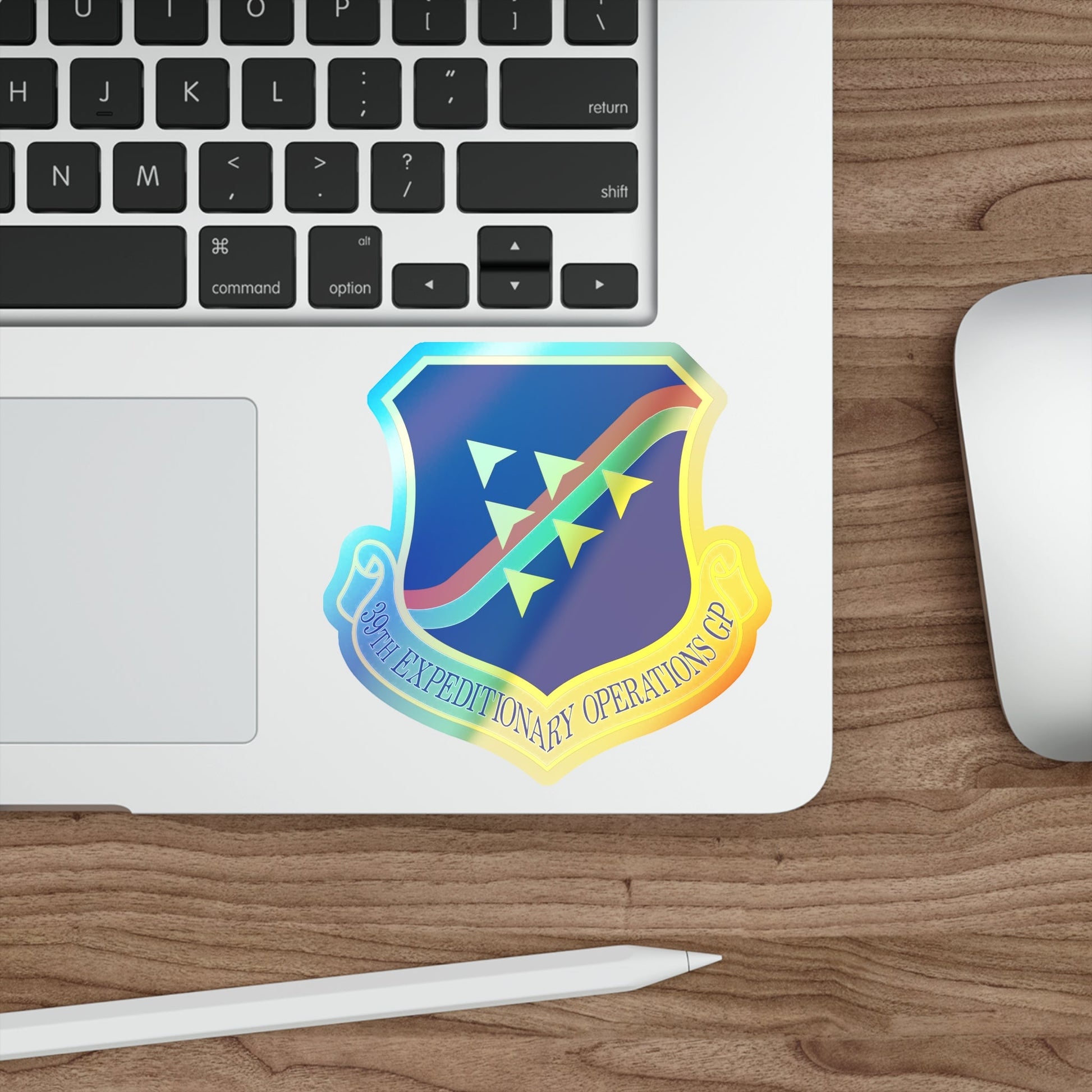 39th Expeditionary Operations Group (U.S. Air Force) Holographic STICKER Die-Cut Vinyl Decal-The Sticker Space