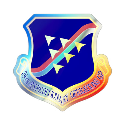 39th Expeditionary Operations Group (U.S. Air Force) Holographic STICKER Die-Cut Vinyl Decal-2 Inch-The Sticker Space
