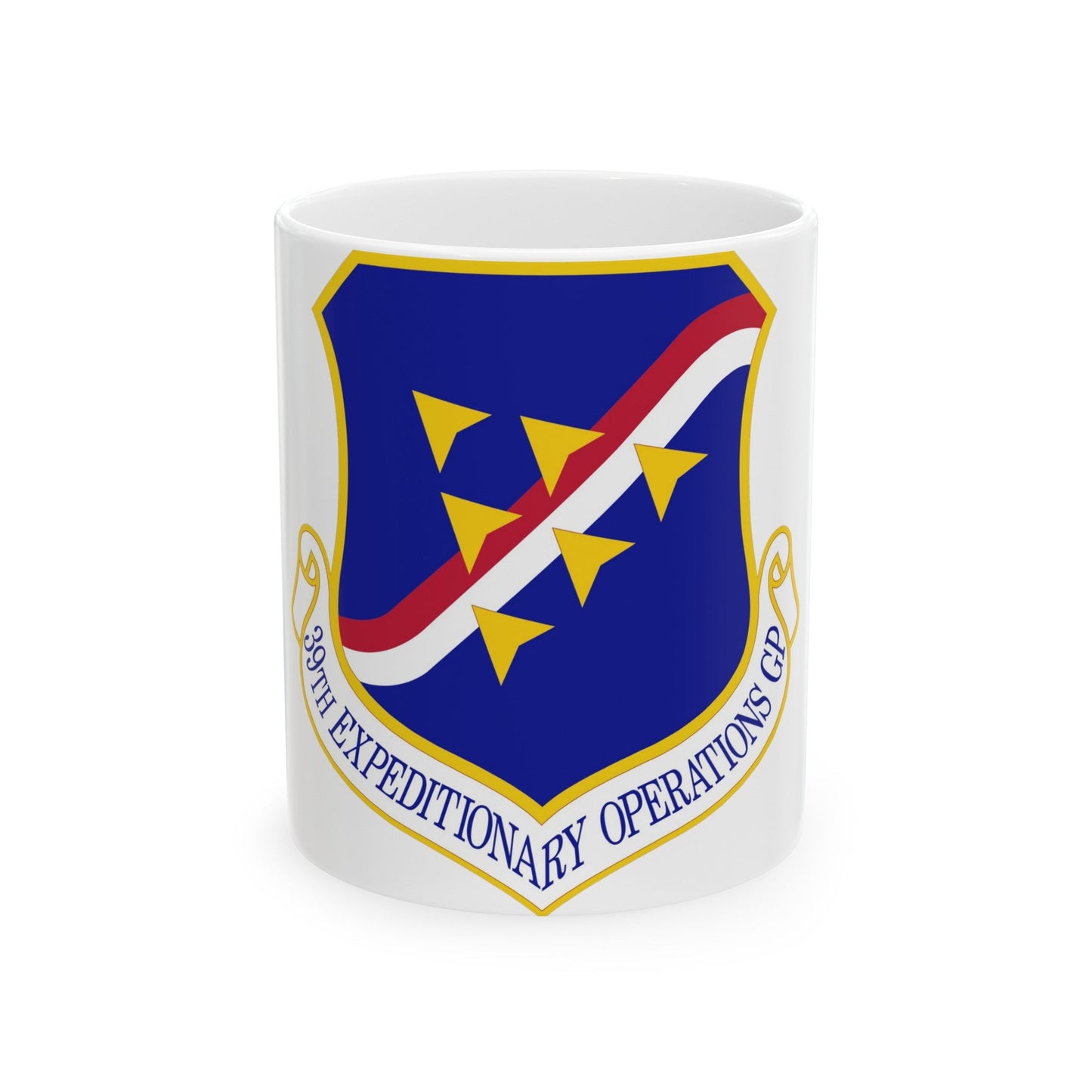 39th Expeditionary Operations Group (U.S. Air Force) White Coffee Mug-11oz-The Sticker Space