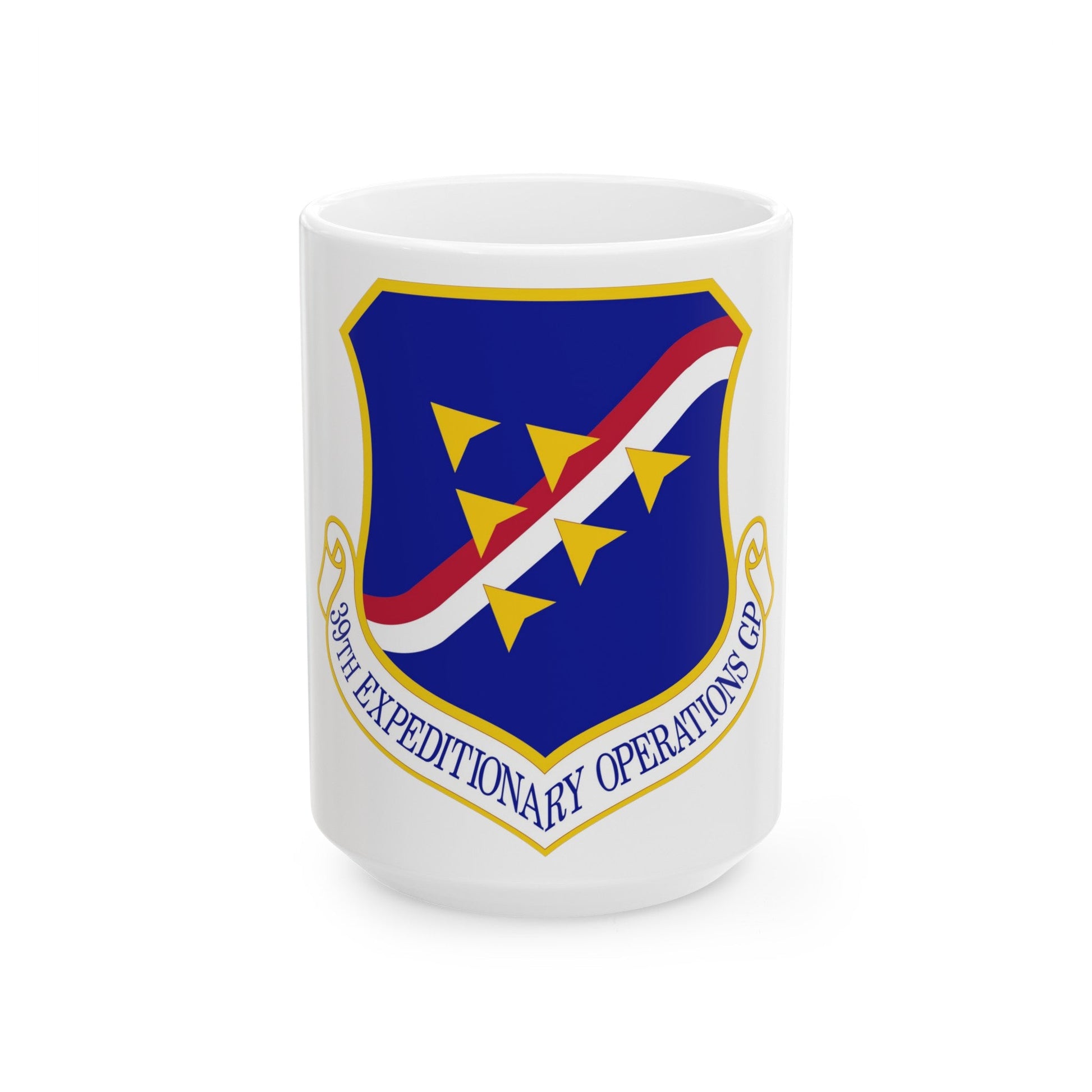 39th Expeditionary Operations Group (U.S. Air Force) White Coffee Mug-15oz-The Sticker Space
