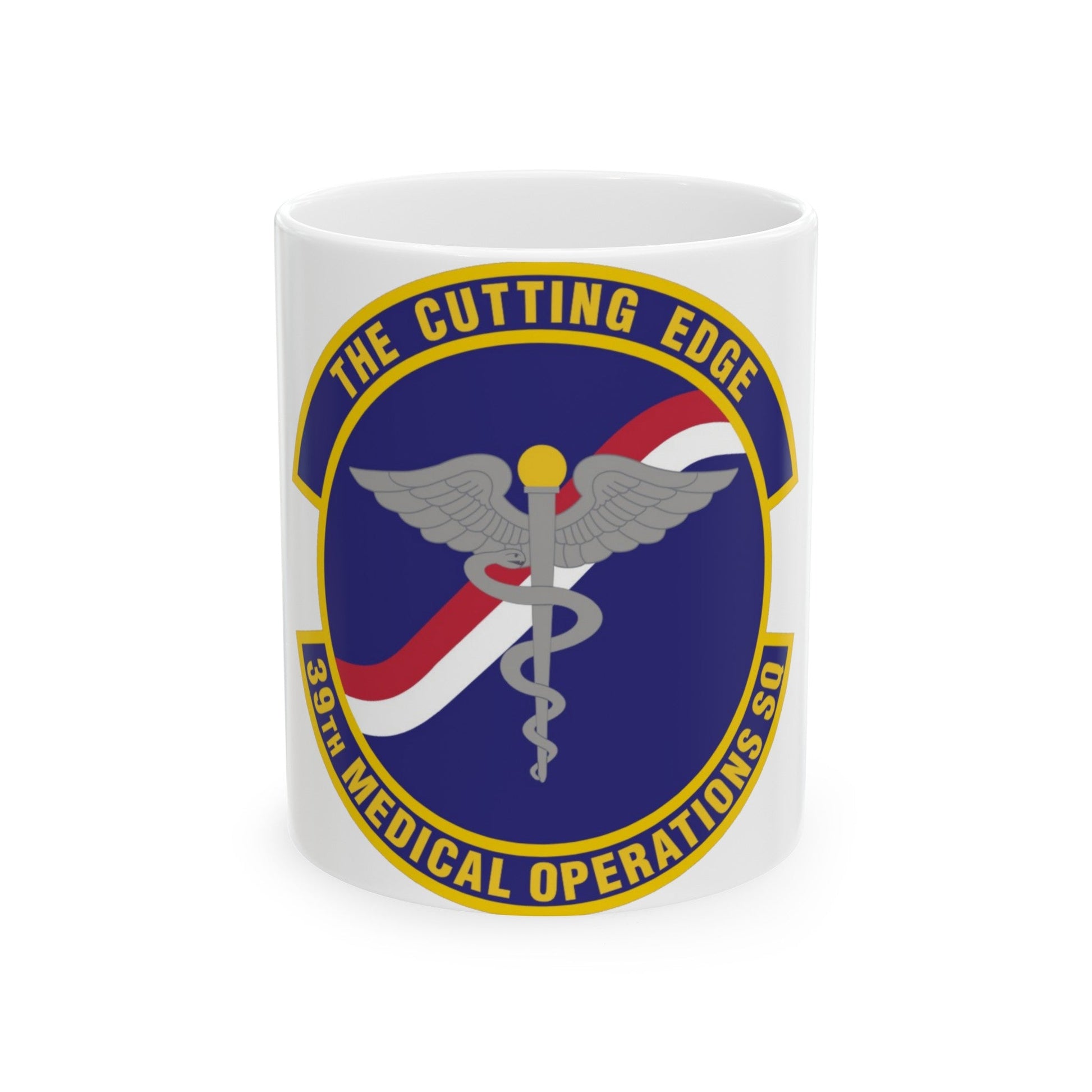 39th Medical Operations Squadron (U.S. Air Force) White Coffee Mug-11oz-The Sticker Space