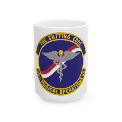 39th Medical Operations Squadron (U.S. Air Force) White Coffee Mug-15oz-The Sticker Space