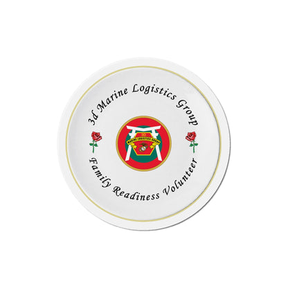 3d Marines Logistics Group Family Readiness Volunteer (USMC) Die-Cut Magnet-5 Inch-The Sticker Space