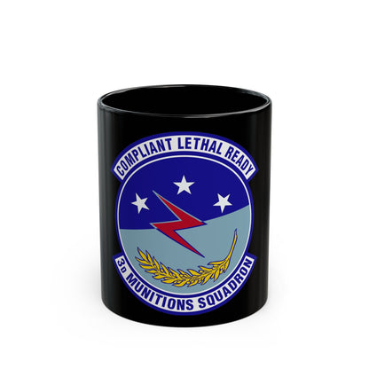 3d Munitions Squadron (U.S. Air Force) Black Coffee Mug-11oz-The Sticker Space