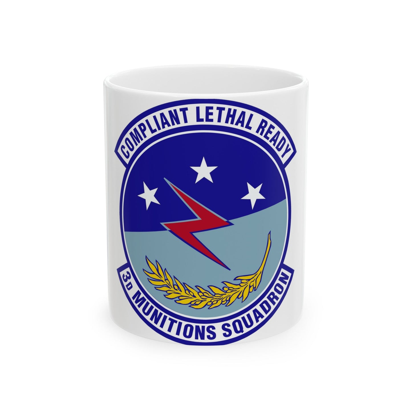 3d Munitions Squadron (U.S. Air Force) White Coffee Mug-11oz-The Sticker Space