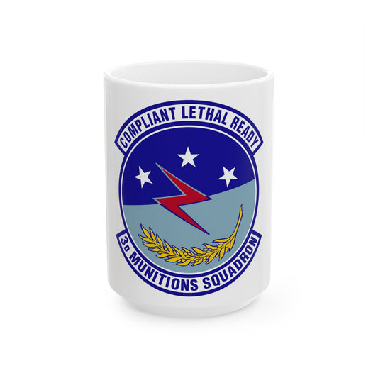 3d Munitions Squadron (U.S. Air Force) White Coffee Mug
