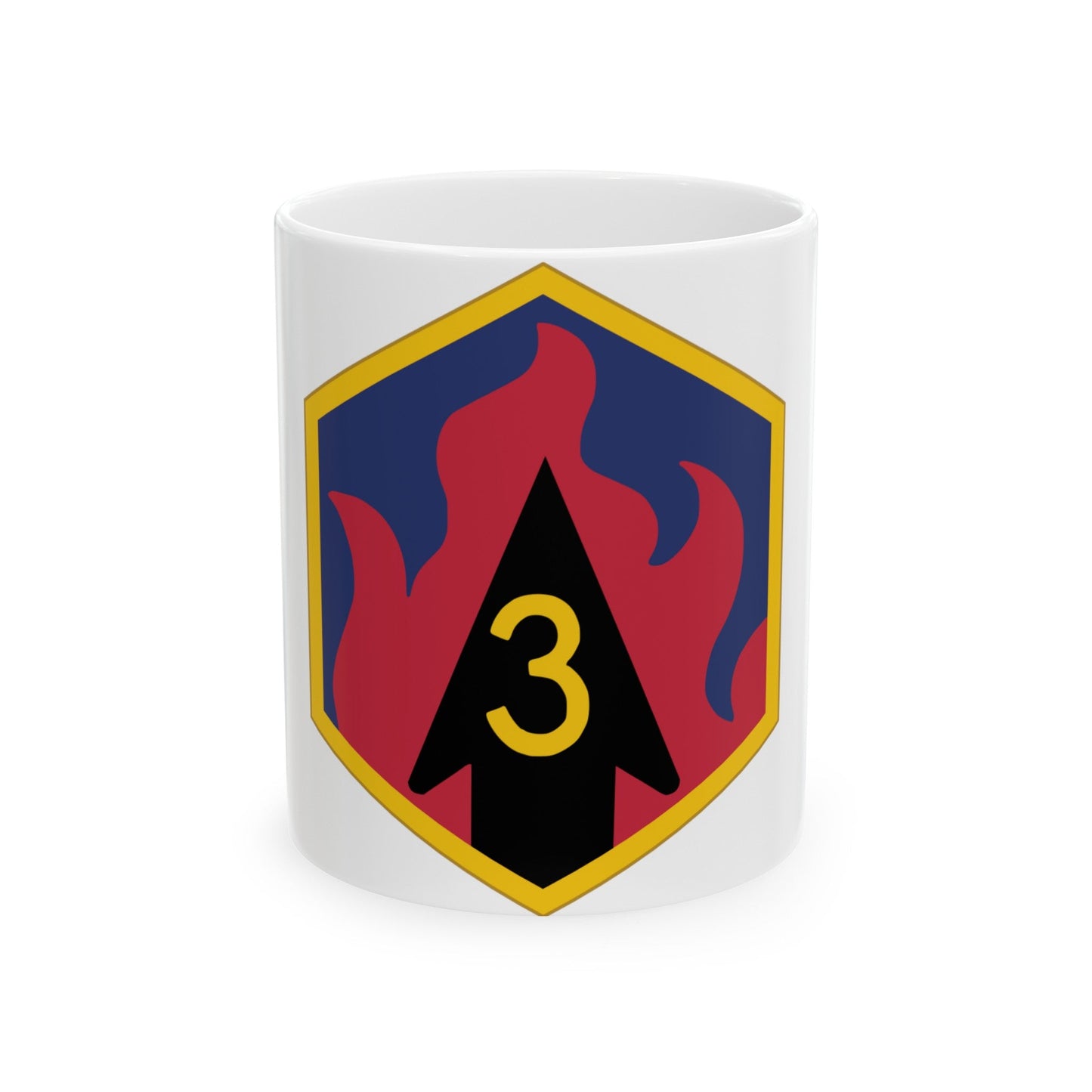 3rd Chemical Brigade (U.S. Army) White Coffee Mug-11oz-The Sticker Space