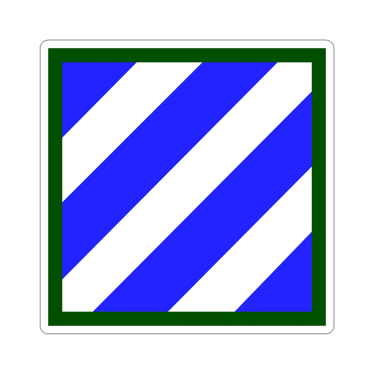3rd Infantry Division (U.S. Army) STICKER Vinyl Die-Cut Decal-3 Inch-The Sticker Space