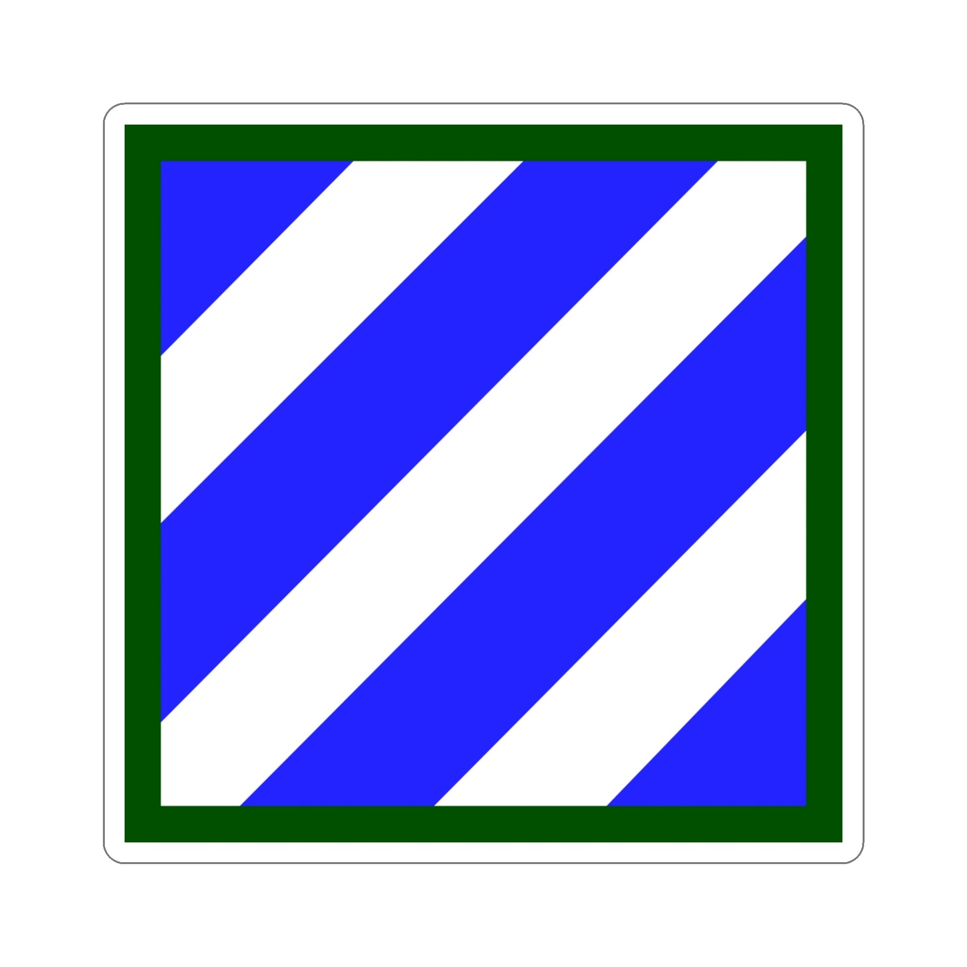 3rd Infantry Division (U.S. Army) STICKER Vinyl Die-Cut Decal-4 Inch-The Sticker Space
