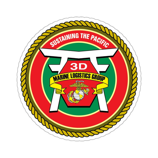 3rd Marines Logistics Group (USMC) STICKER Vinyl Die-Cut Decal-6 Inch-The Sticker Space