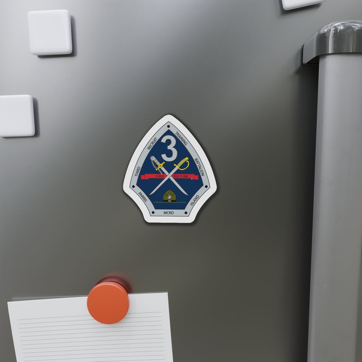 3rd Recruit Training Battalion (USMC) Die-Cut Magnet-The Sticker Space