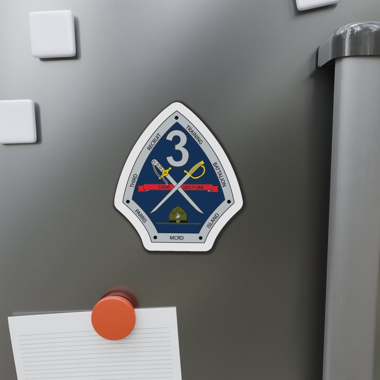 3rd Recruit Training Battalion (USMC) Die-Cut Magnet-The Sticker Space