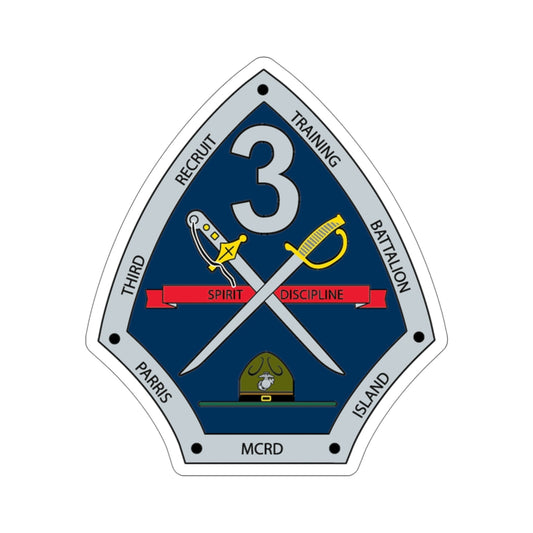 3rd Recruit Training Battalion (USMC) STICKER Vinyl Die-Cut Decal-6 Inch-The Sticker Space
