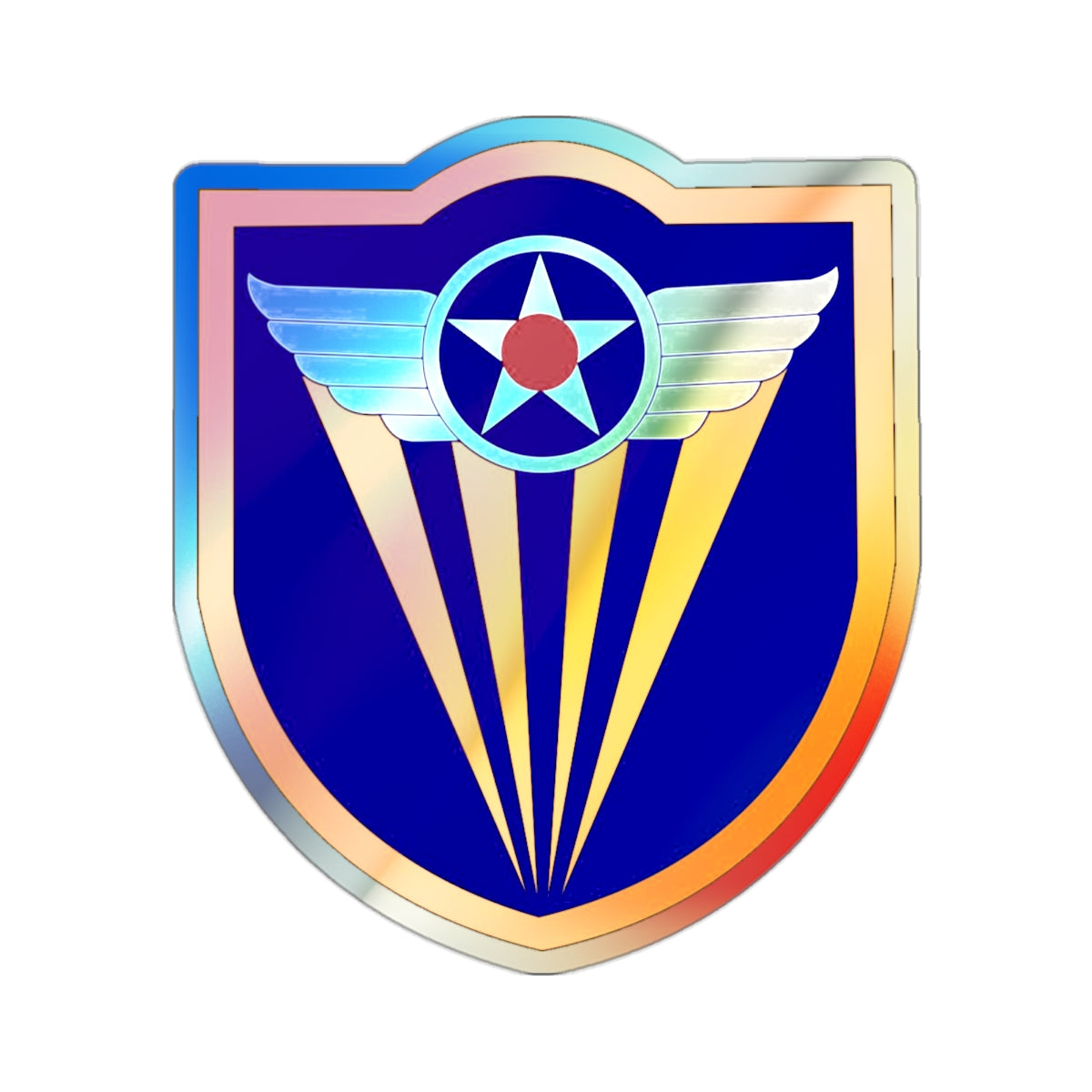 4 Air Force (U.S. Army) Holographic STICKER Die-Cut Vinyl Decal-2 Inch-The Sticker Space