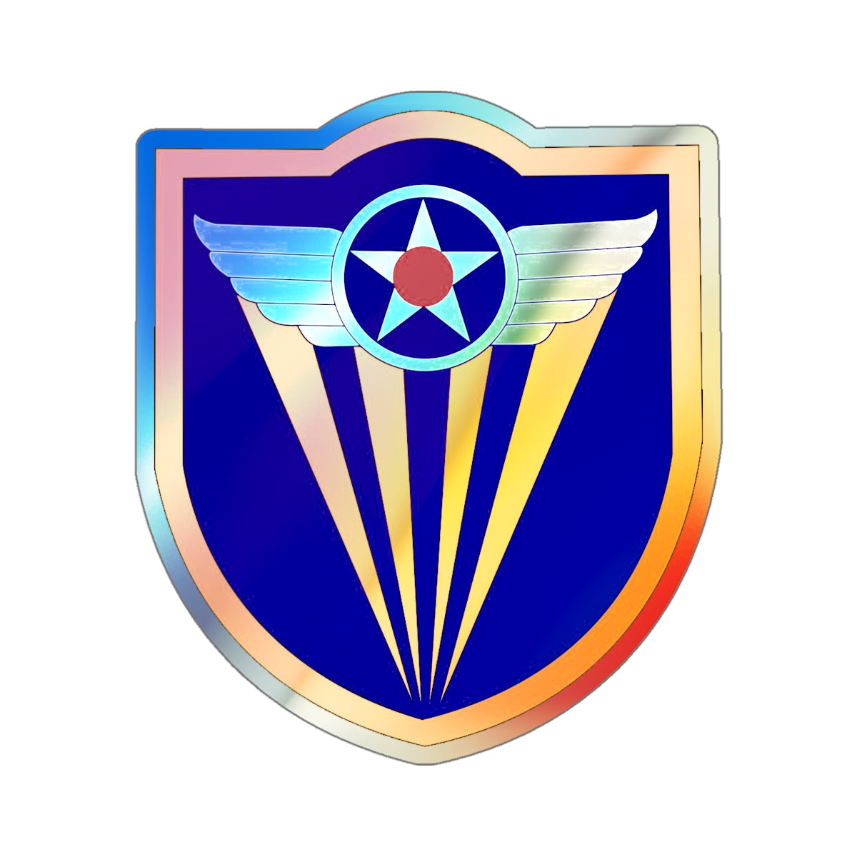 4 Air Force (U.S. Army) Holographic STICKER Die-Cut Vinyl Decal-4 Inch-The Sticker Space