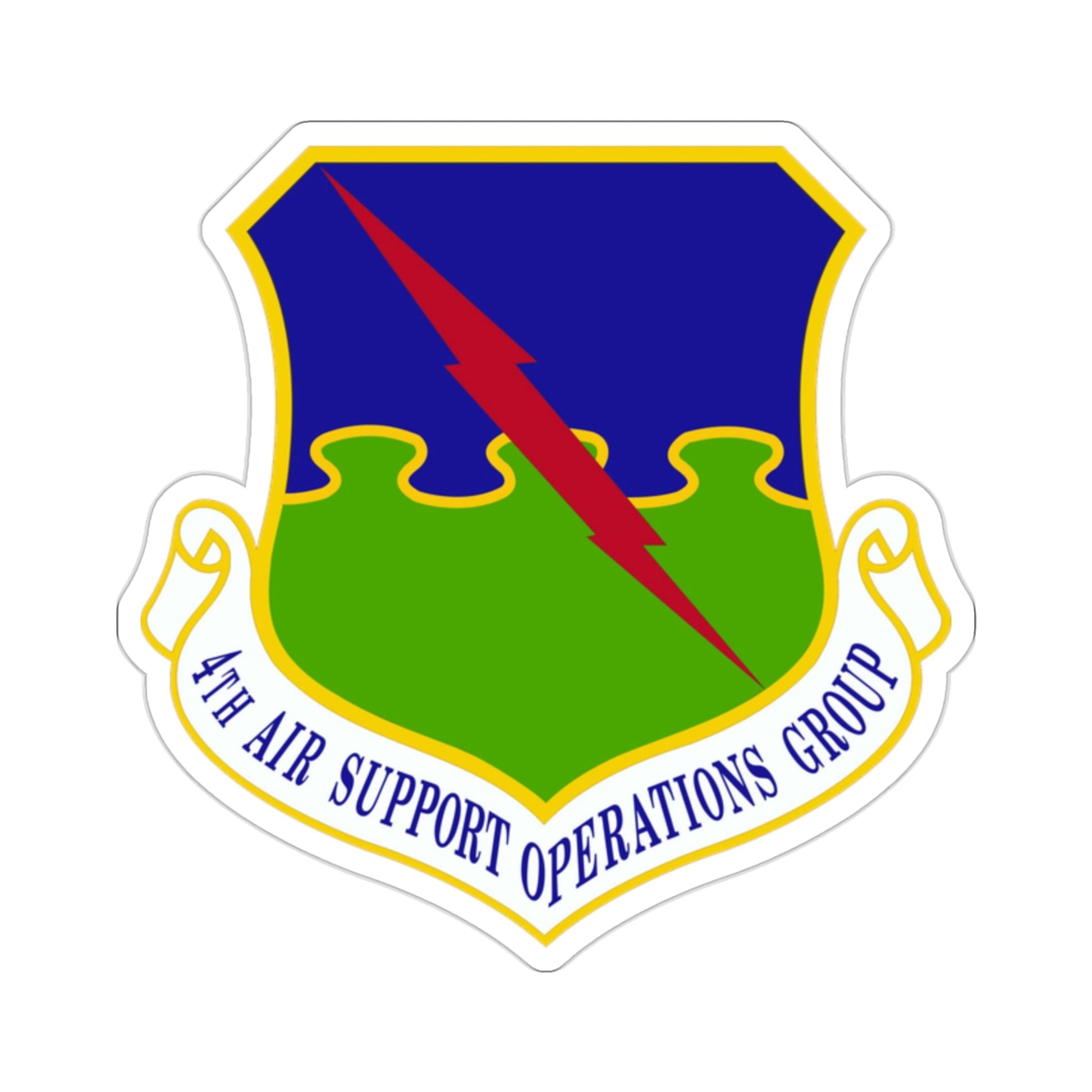 4 Air Support Operations Group USAFE (U.S. Air Force) STICKER Vinyl Die-Cut Decal-2 Inch-The Sticker Space