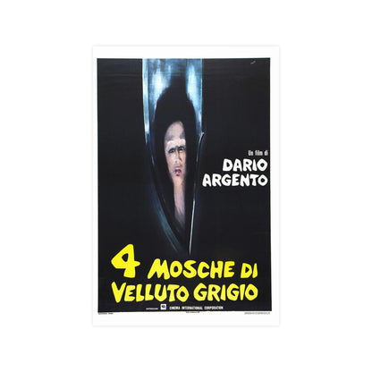 4 FLIES ON GREY VELVET (ITALIAN) 2 1971 - Paper Movie Poster-12″ x 18″ (Vertical)-The Sticker Space