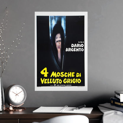 4 FLIES ON GREY VELVET (ITALIAN) 2 1971 - Paper Movie Poster-The Sticker Space