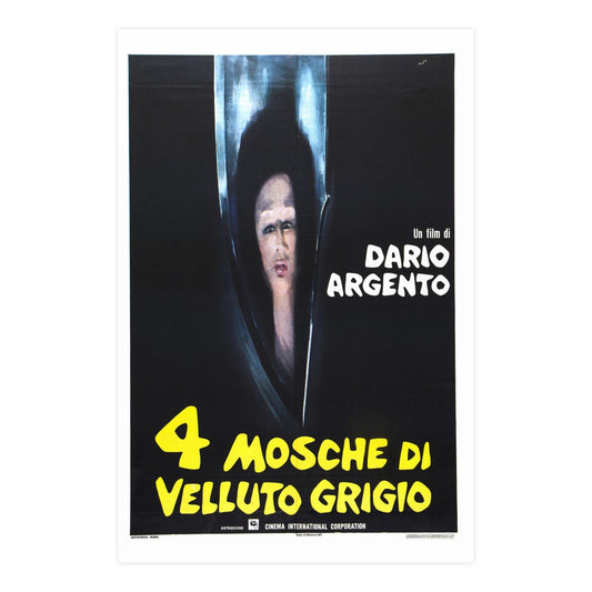 4 FLIES ON GREY VELVET (ITALIAN) 2 1971 - Paper Movie Poster-24″ x 36″ (Vertical)-The Sticker Space