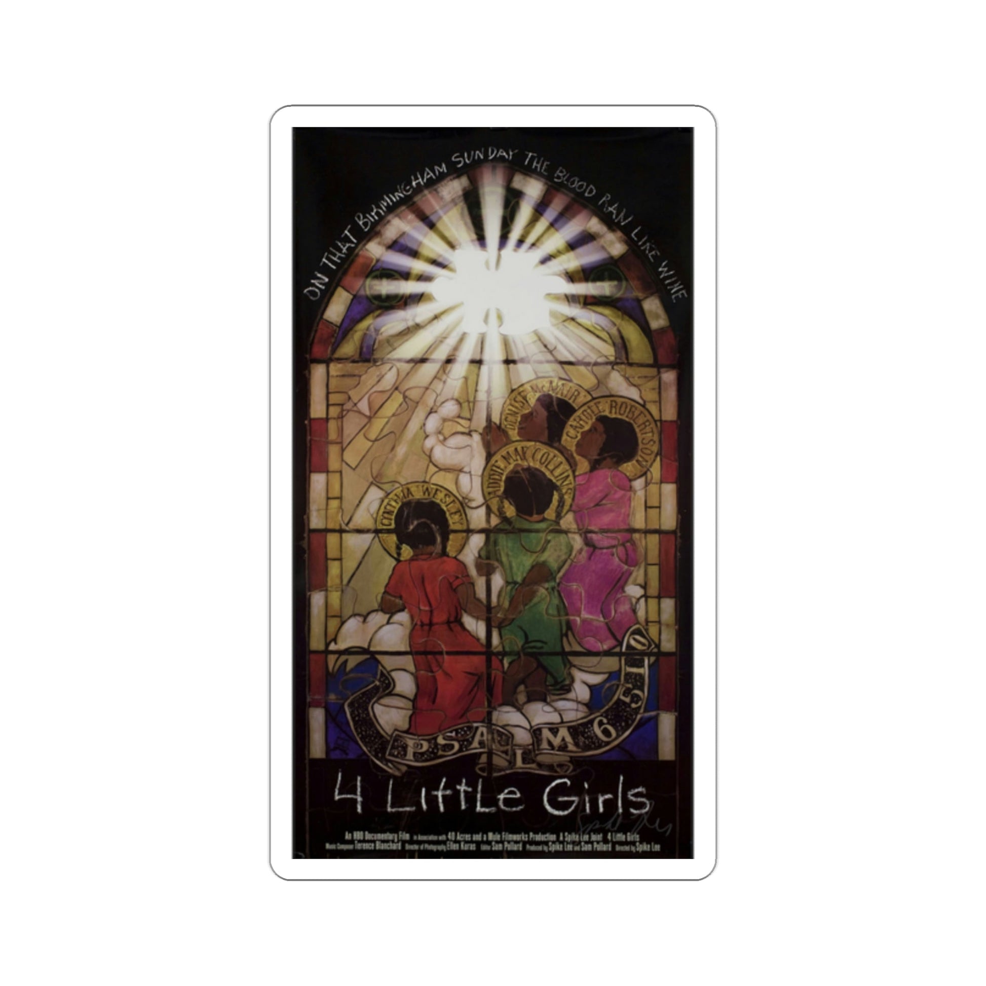 4 Little Girls 1997 Movie Poster STICKER Vinyl Die-Cut Decal-2 Inch-The Sticker Space