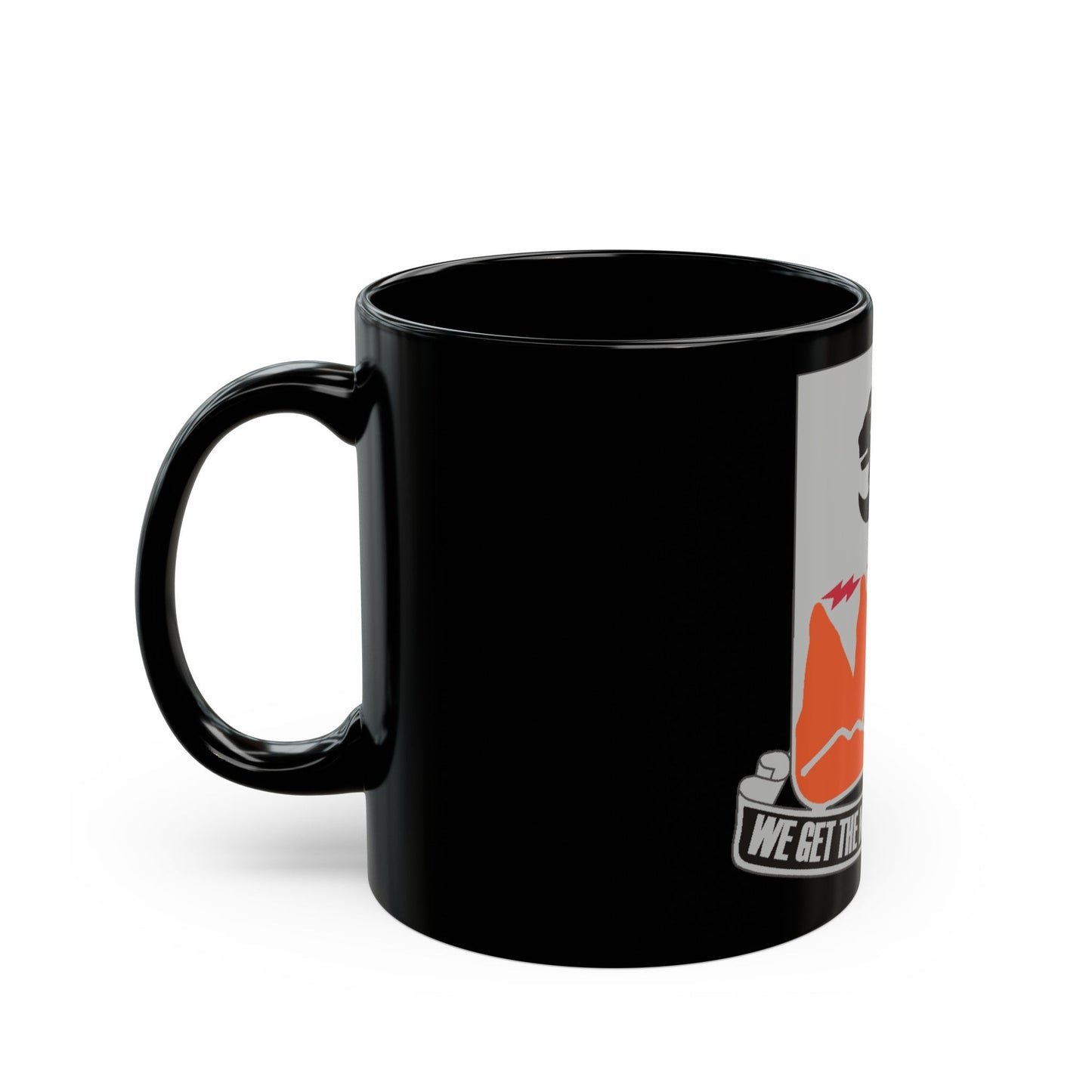 4 Signal Battalion (U.S. Army) Black Coffee Mug-The Sticker Space