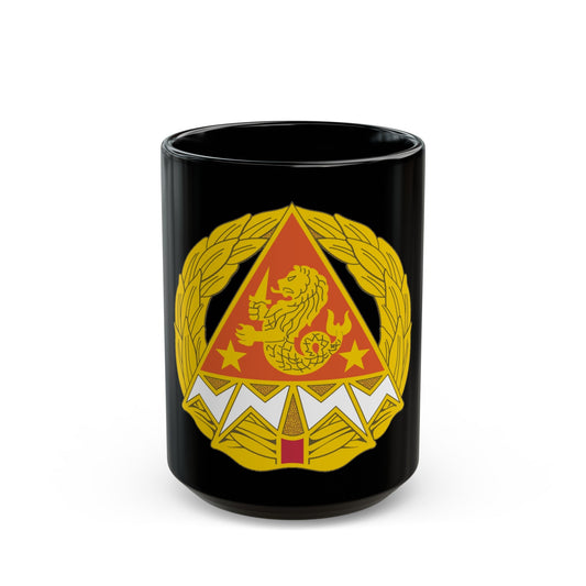 4 Signal Group (U.S. Army) Black Coffee Mug
