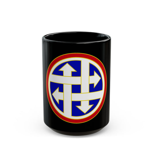 4 Sustainment Command (U.S. Army) Black Coffee Mug