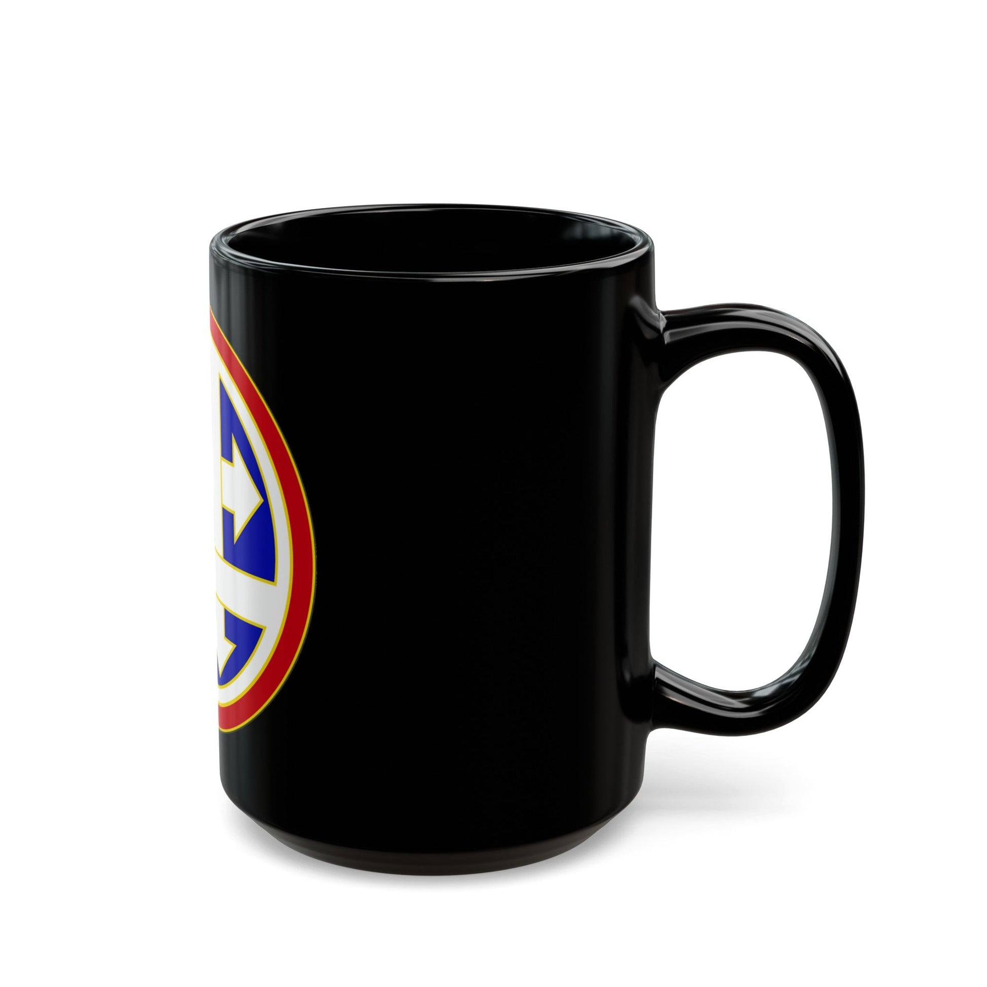 4 Sustainment Command (U.S. Army) Black Coffee Mug-The Sticker Space