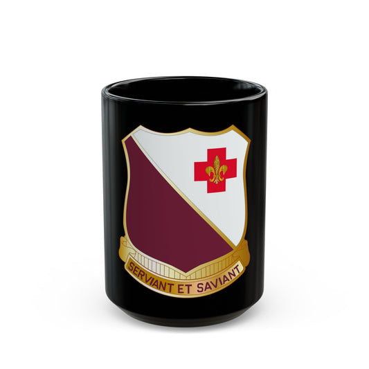 40 Medical Battalion (U.S. Army) Black Coffee Mug-15oz-The Sticker Space