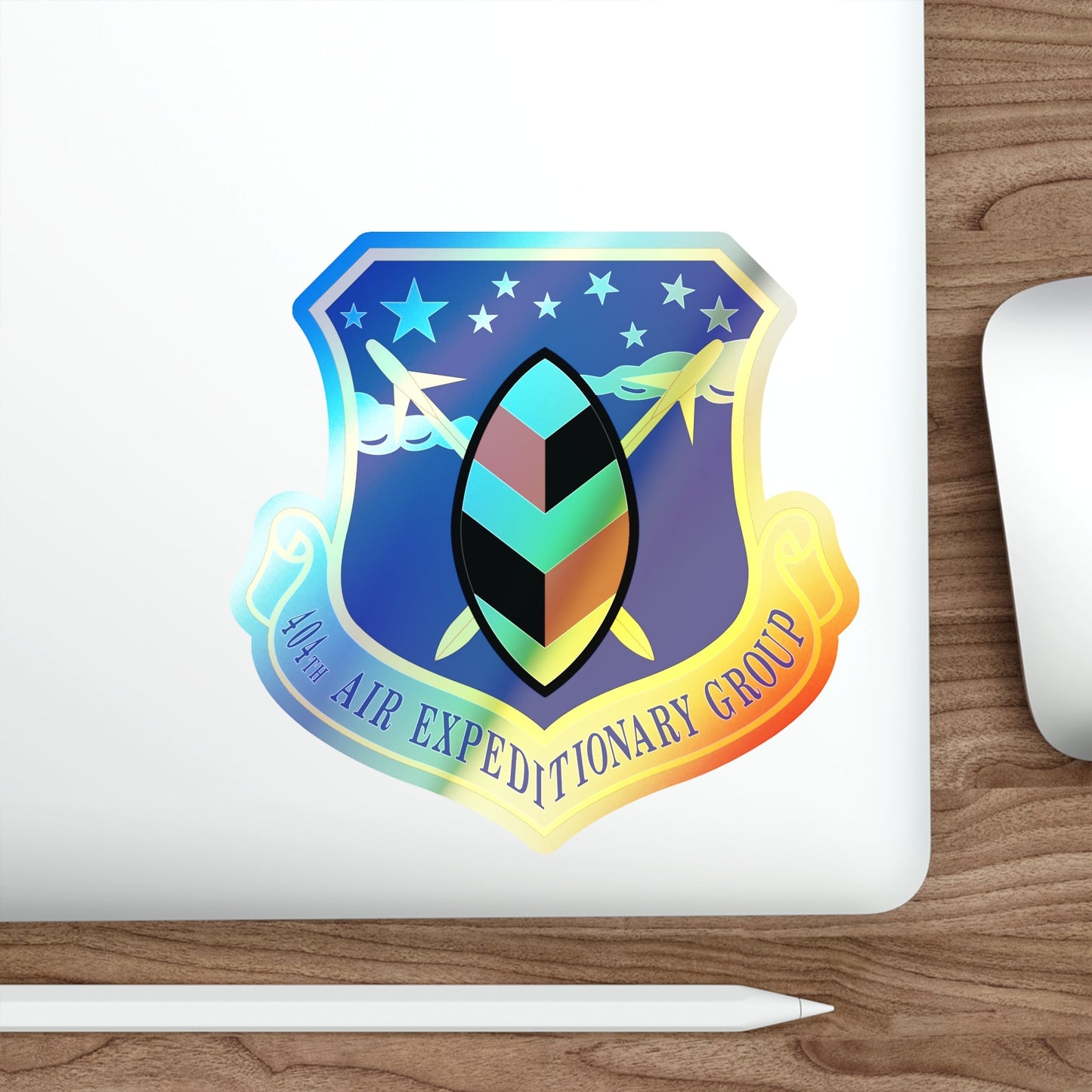 404th Air Expeditionary Group (U.S. Air Force) Holographic STICKER Die-Cut Vinyl Decal-The Sticker Space