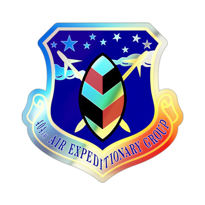 404th Air Expeditionary Group (U.S. Air Force) Holographic STICKER Die-Cut Vinyl Decal-2 Inch-The Sticker Space