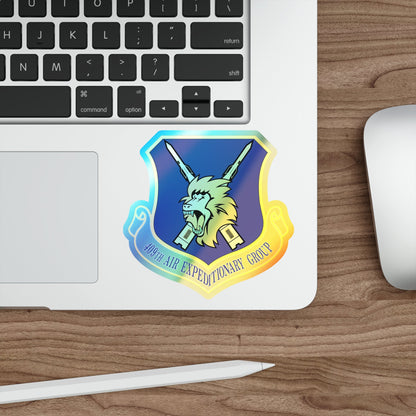 409th Air Expeditionary Group (U.S. Air Force) Holographic STICKER Die-Cut Vinyl Decal-The Sticker Space