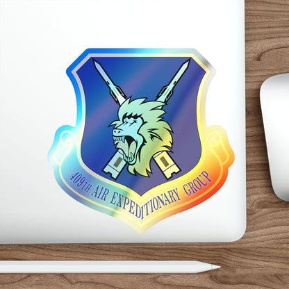 409th Air Expeditionary Group (U.S. Air Force) Holographic STICKER Die-Cut Vinyl Decal-The Sticker Space