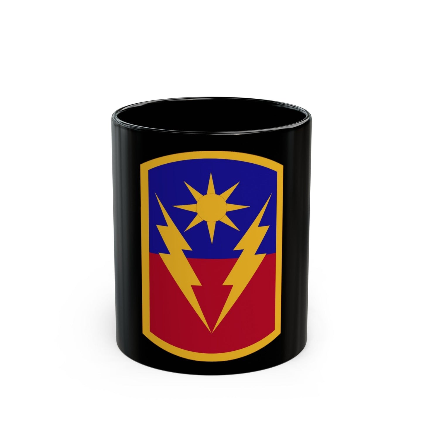 40th Armored Brigade (U.S. Army) Black Coffee Mug-11oz-The Sticker Space