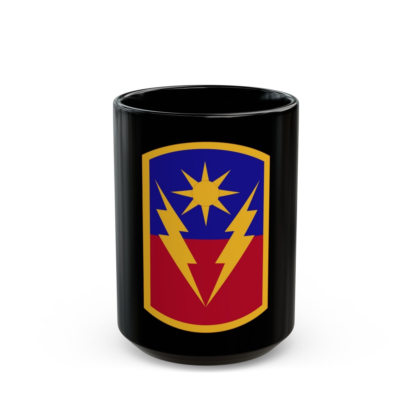 40th Armored Brigade (U.S. Army) Black Coffee Mug-15oz-The Sticker Space