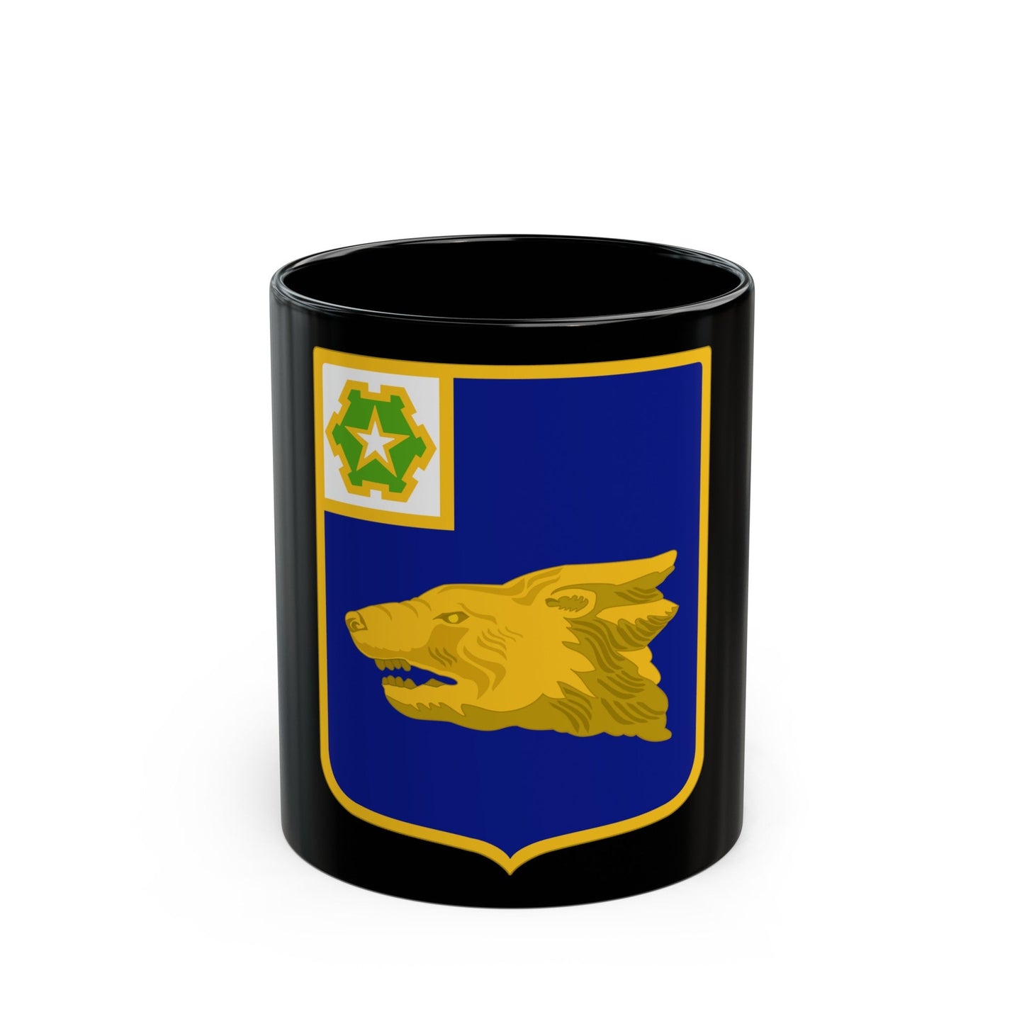 40th Infantry Regiment (U.S. Army) Black Coffee Mug-11oz-The Sticker Space