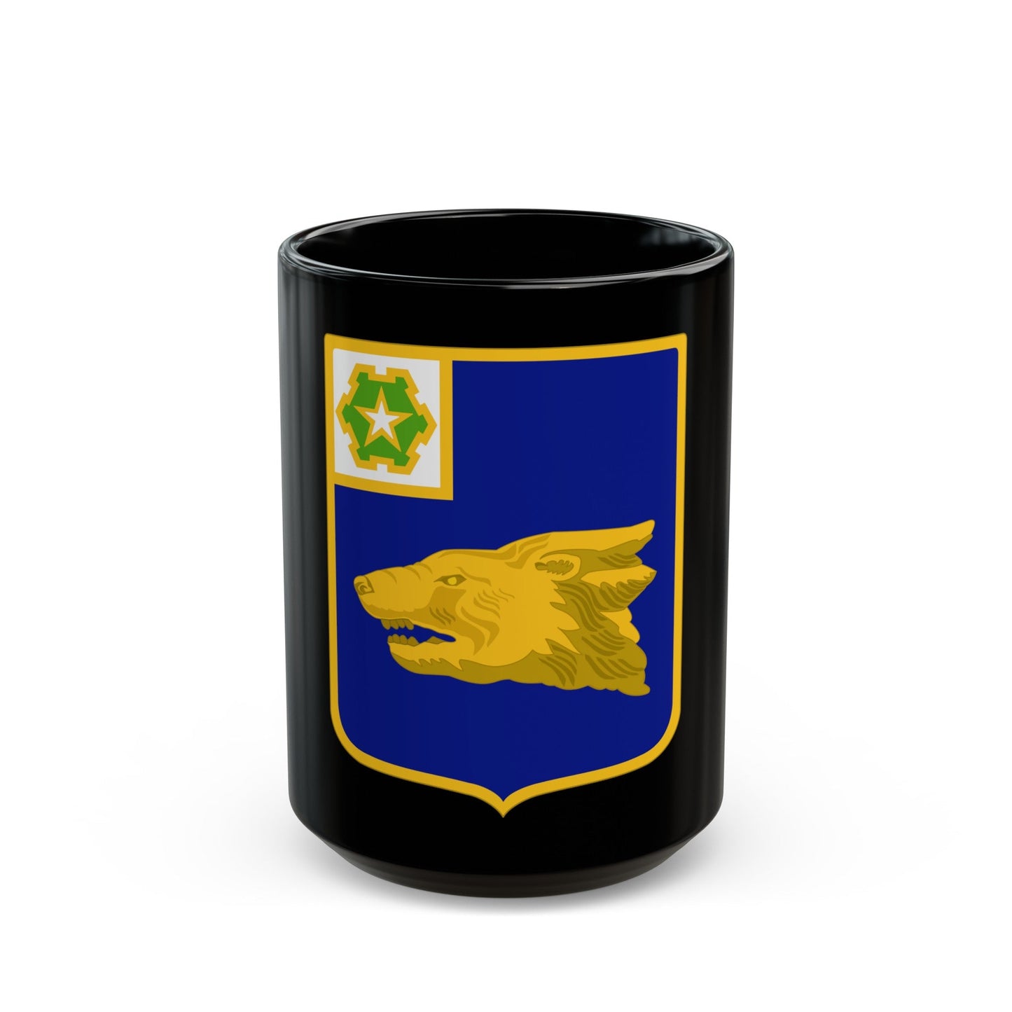 40th Infantry Regiment (U.S. Army) Black Coffee Mug-15oz-The Sticker Space