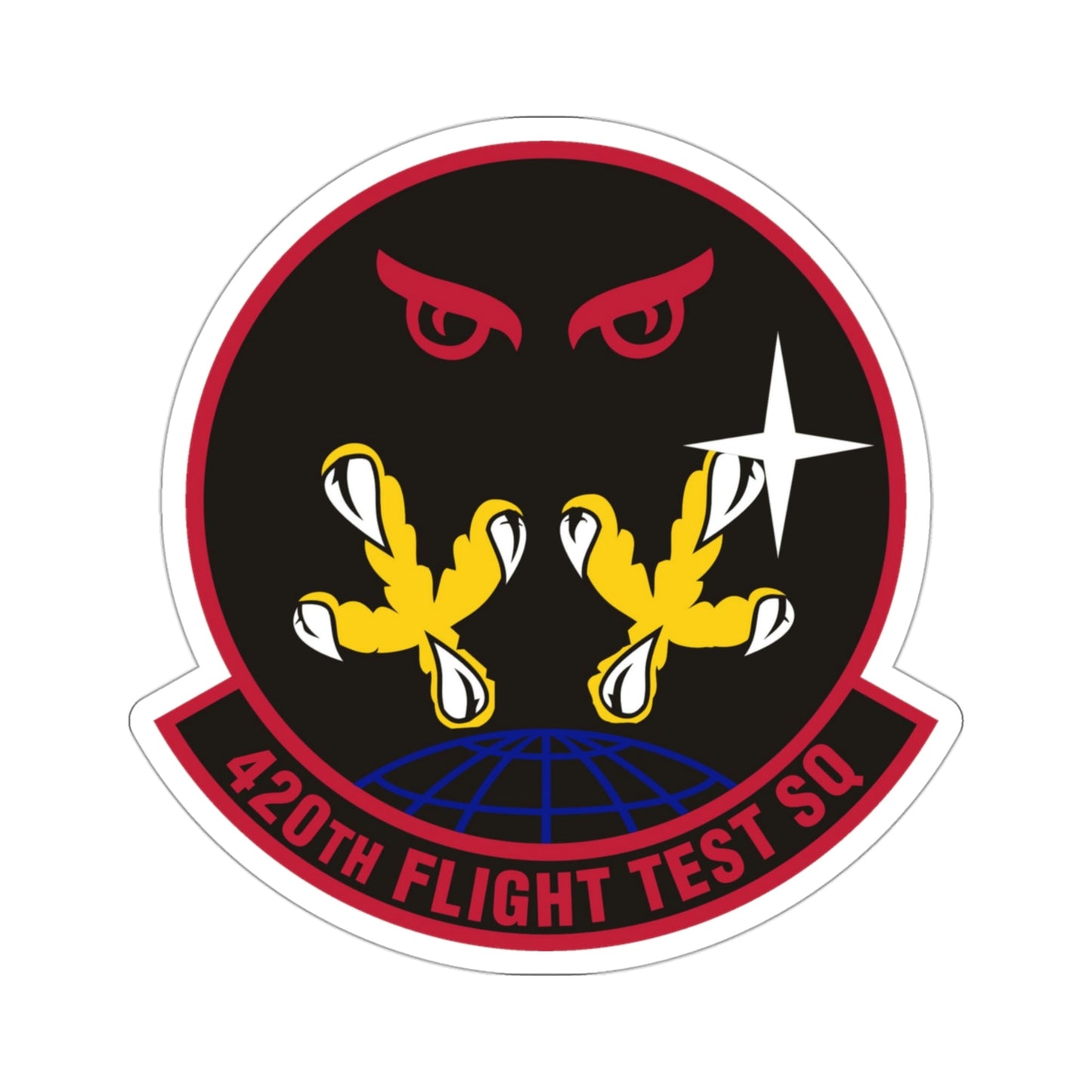 420 Flight Test Squdron AFMC (U.S. Air Force) STICKER Vinyl Die-Cut Decal-3 Inch-The Sticker Space