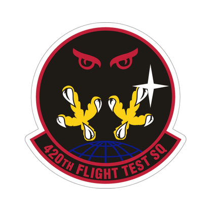 420 Flight Test Squdron AFMC (U.S. Air Force) STICKER Vinyl Die-Cut Decal-4 Inch-The Sticker Space
