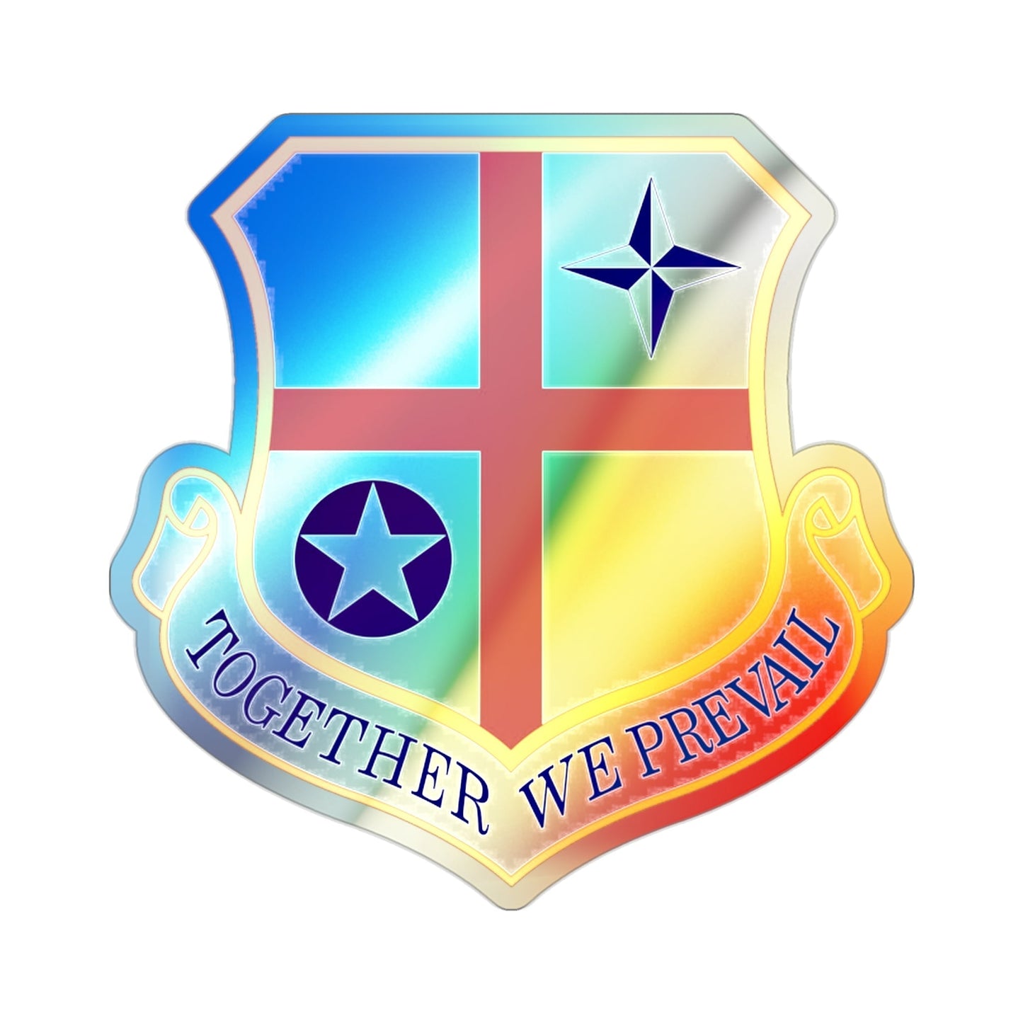 420th Air Base Group (U.S. Air Force) Holographic STICKER Die-Cut Vinyl Decal-2 Inch-The Sticker Space