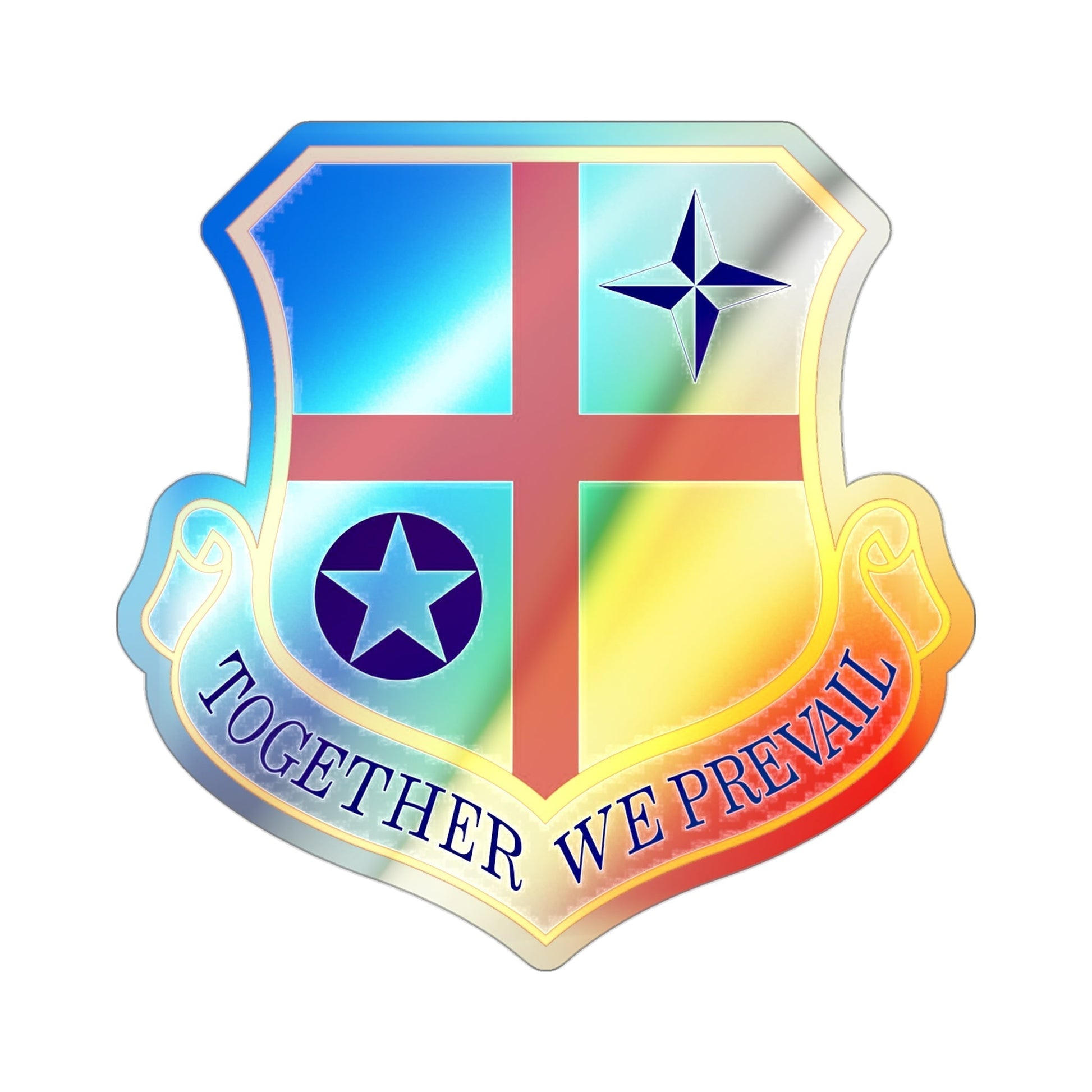 420th Air Base Group (U.S. Air Force) Holographic STICKER Die-Cut Vinyl Decal-3 Inch-The Sticker Space