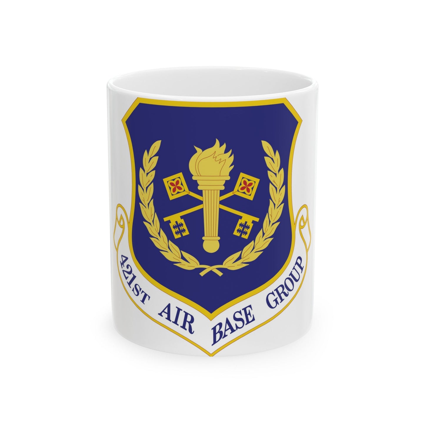 421st Air Base Group (U.S. Air Force) White Coffee Mug-11oz-The Sticker Space