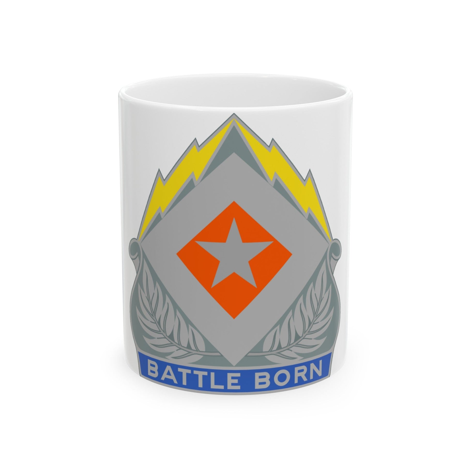 422 Signal Battalion (U.S. Army) White Coffee Mug-11oz-The Sticker Space