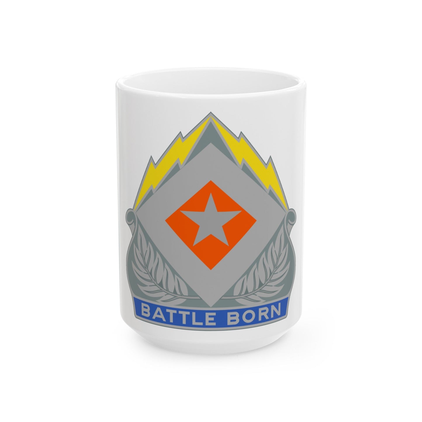 422 Signal Battalion (U.S. Army) White Coffee Mug-15oz-The Sticker Space