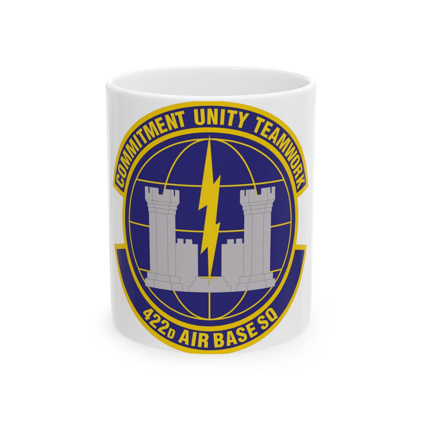 422d Air Base Squadron (U.S. Air Force) White Coffee Mug-11oz-The Sticker Space