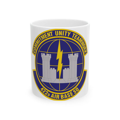 422d Air Base Squadron (U.S. Air Force) White Coffee Mug-11oz-The Sticker Space