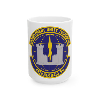 422d Air Base Squadron (U.S. Air Force) White Coffee Mug-15oz-The Sticker Space