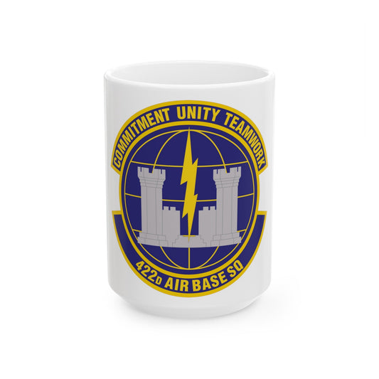 422d Air Base Squadron (U.S. Air Force) White Coffee Mug-15oz-The Sticker Space