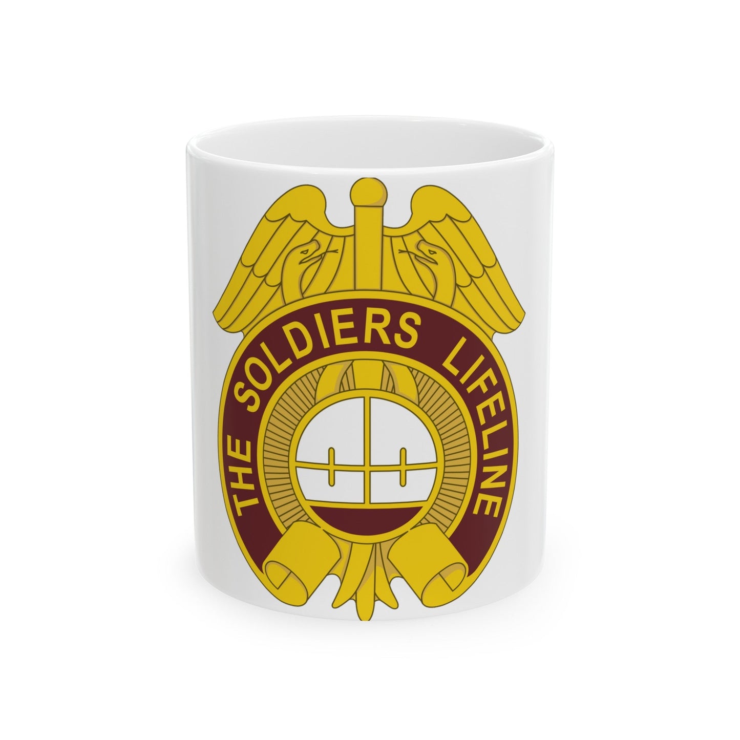 424 Medical Battalion (U.S. Army) White Coffee Mug-11oz-The Sticker Space