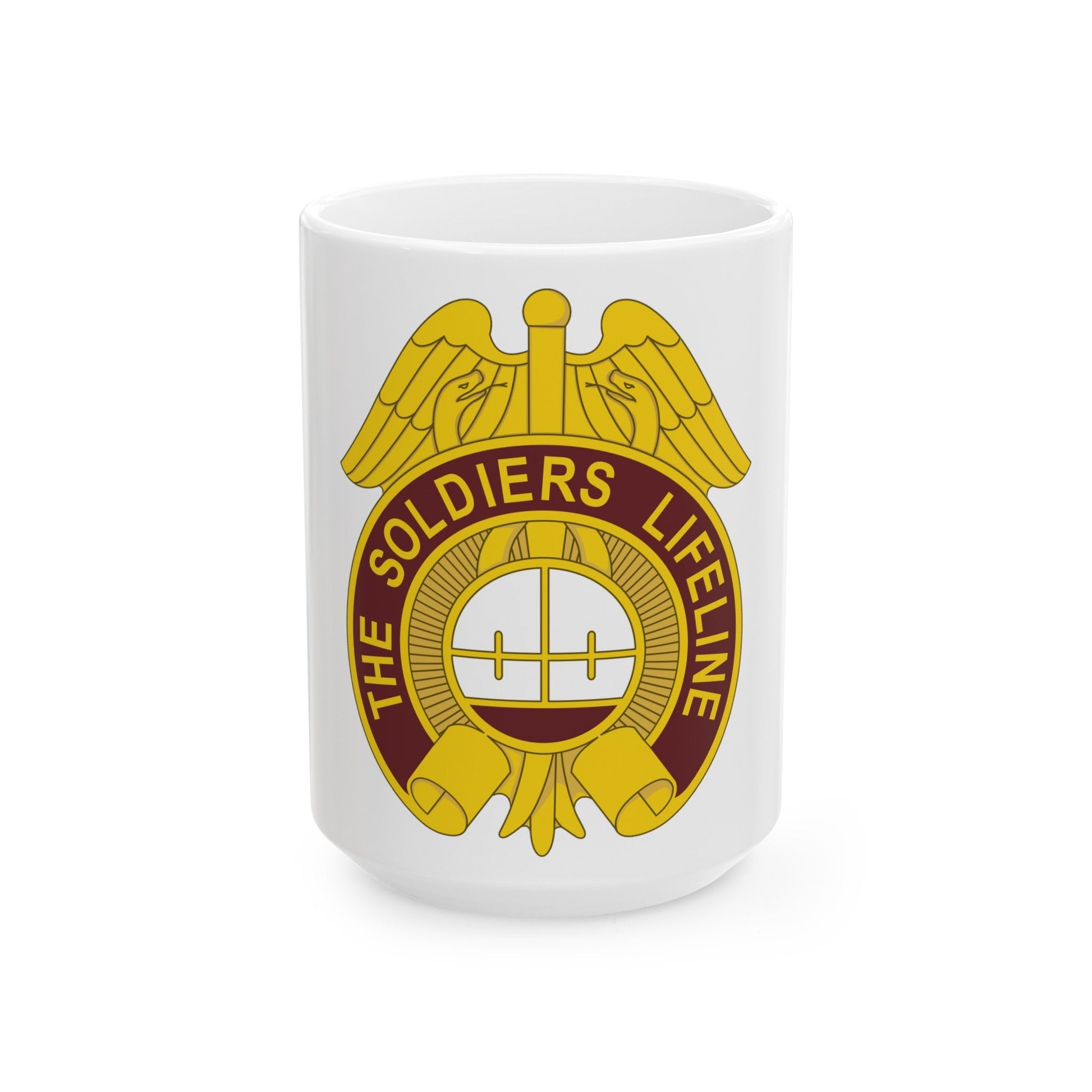 424 Medical Battalion (U.S. Army) White Coffee Mug-15oz-The Sticker Space